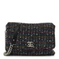 Tweed Small Messenger Flap Navy