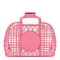 Recycled Plastic Vitello Liberty Matte Small Fendi Basket Rosa