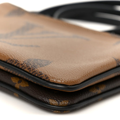 Reverse Monogram Giant Double Zip Pochette