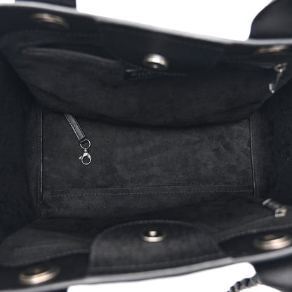Caviar Small Studded Deauville Tote Black