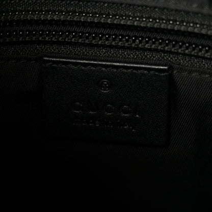 GG Supreme Monogram Web Messenger Bag Black