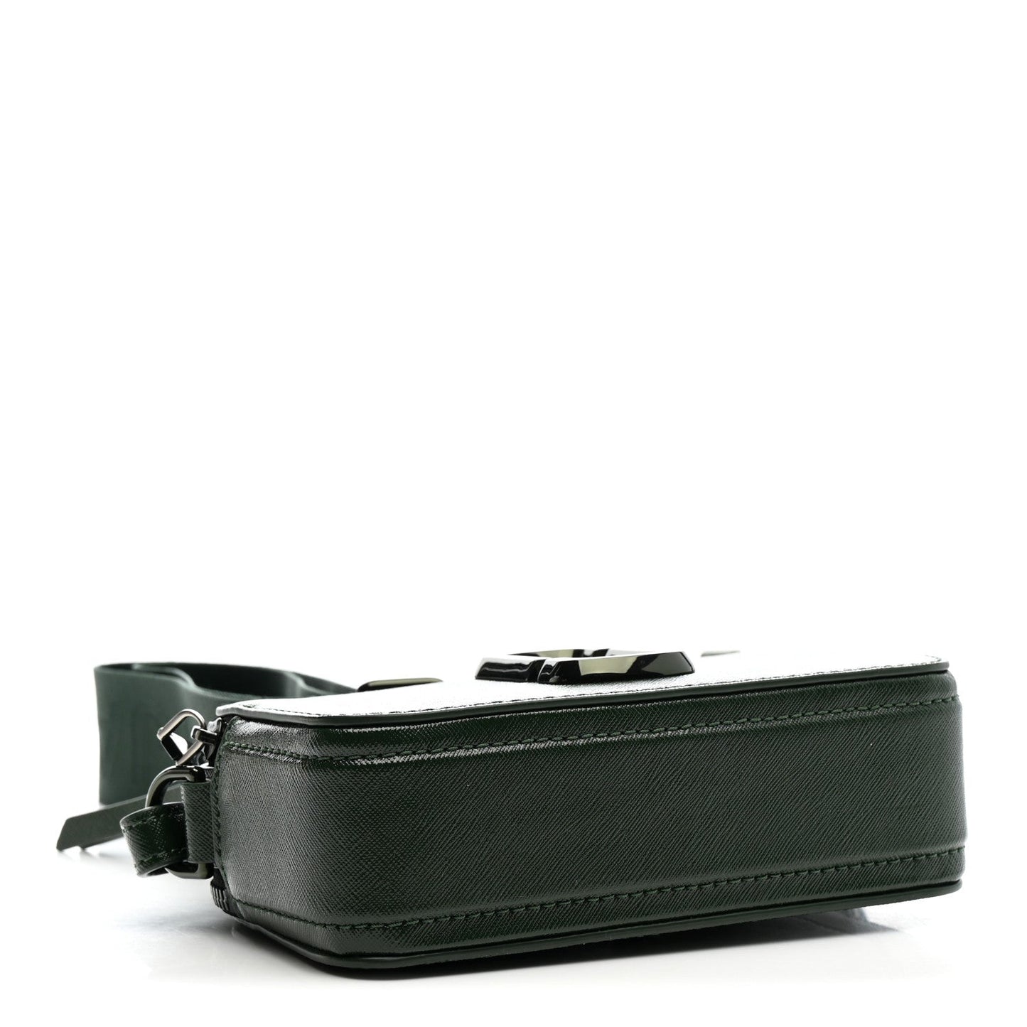 Saffiano Small Snapshot Camera Bag Olive Green