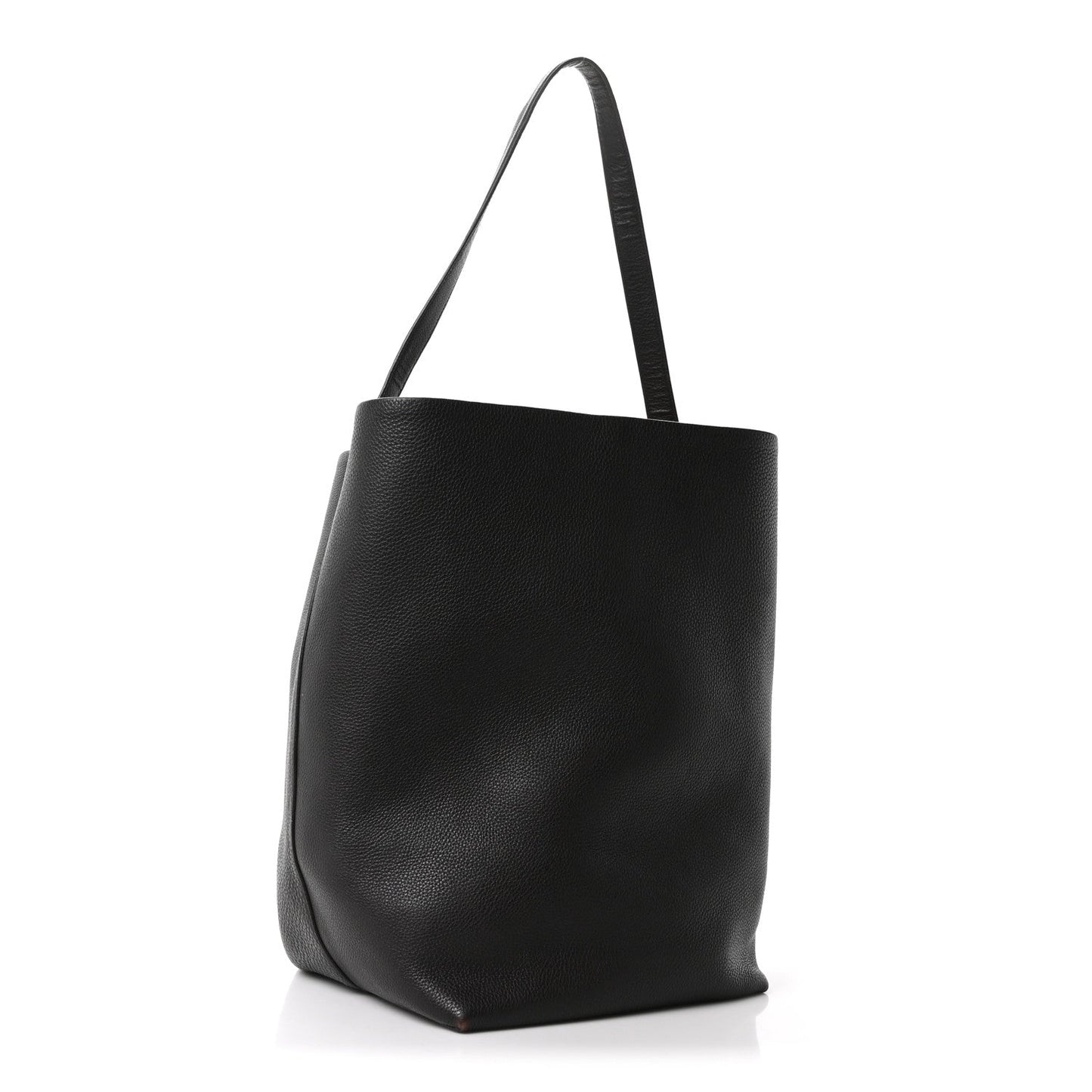 Grained Calfskin Large N/S Park Tote Brown