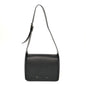 Calfskin Box Shoulder Bag Black