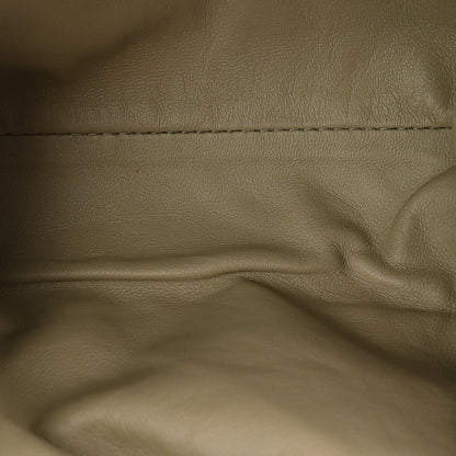 Patent Intrecciato The Mini Pouch Travertine