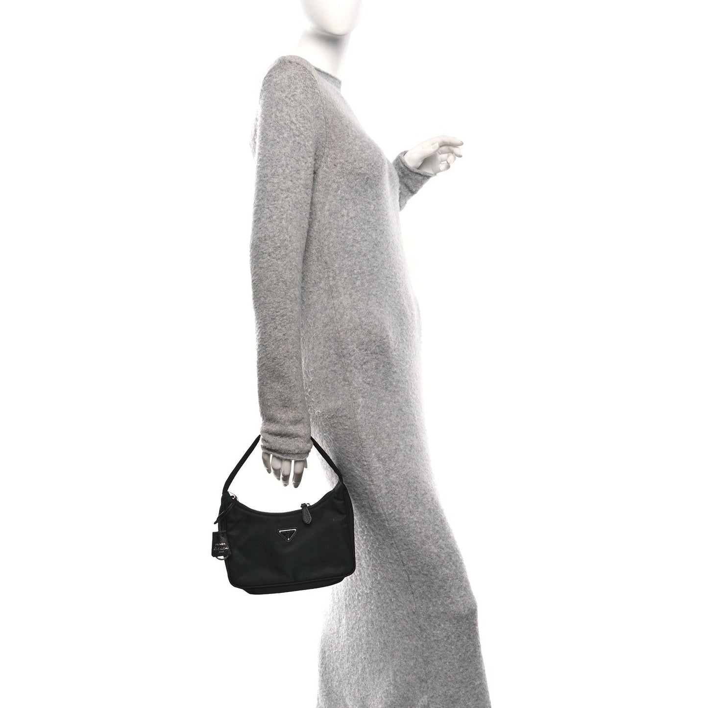 Tessuto Nylon Mini Re-Edition 2000 Bag Black
