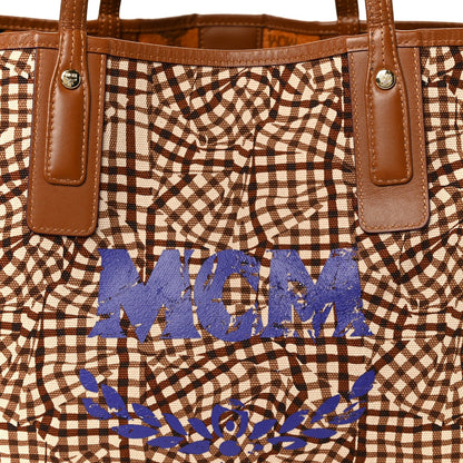 Visetos Medium Liz Reversible Shopper Tote Cognac