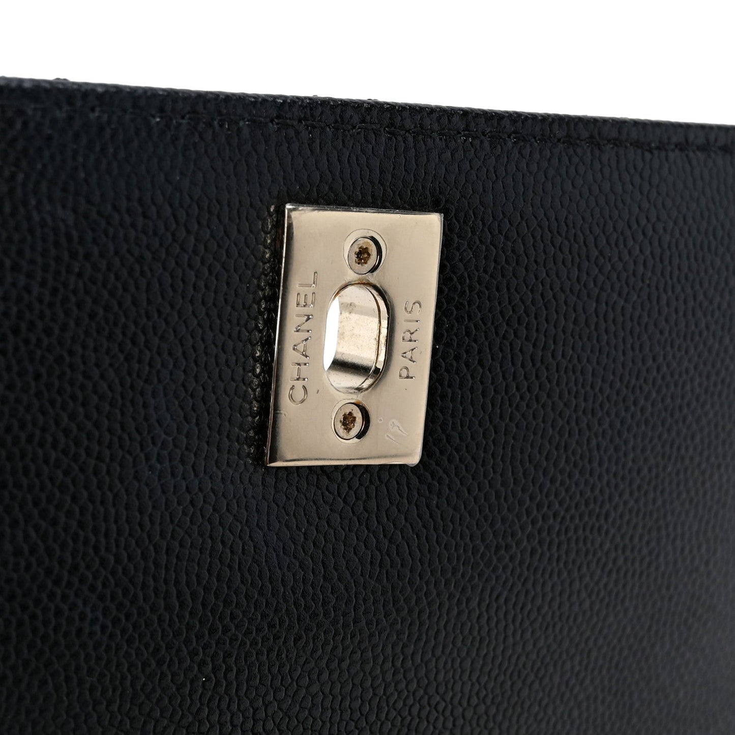 Caviar Quilted Extra Mini Coco Handle Flap Black