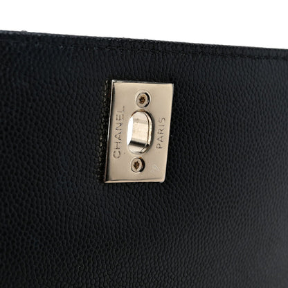 Caviar Quilted Extra Mini Coco Handle Flap Black