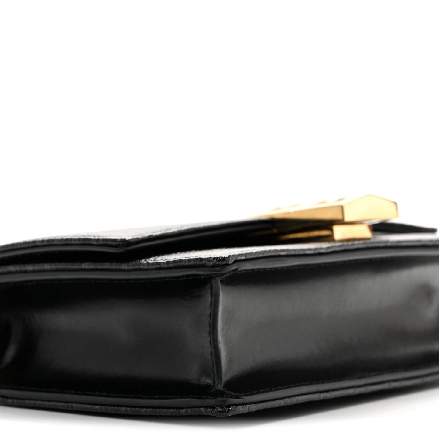 4G Coated Canvas Small Chain Shoulder Bag Black
