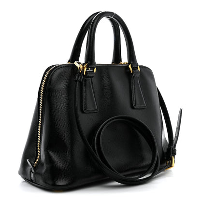 Saffiano Lux Small Promenade Tote Black