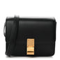 Box Calfskin Small Classic Box Flap Bag Black