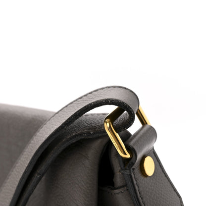 Calfskin Medium Shaded Jennifer Crossbody Bag Grey