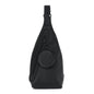Calfskin Shadow Monogram Duo Slingbag Black