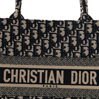 Oblique Medium Book Tote Blue Multicolor