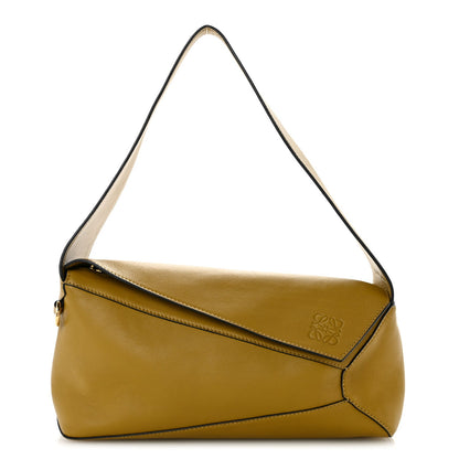 Calfskin Puzzle Hobo Ochre