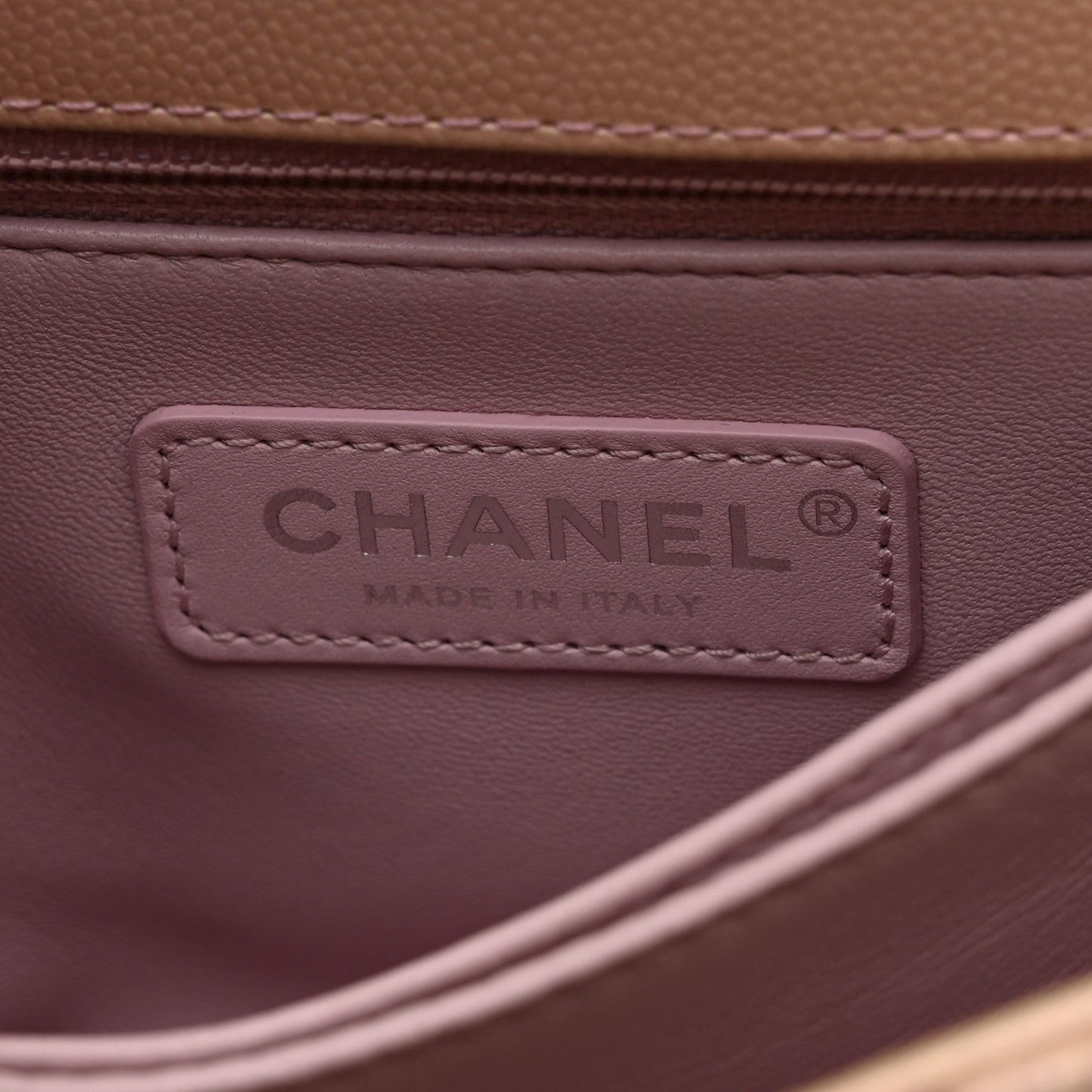 Iridescent Caviar Quilted Mini Coco Handle Flap Pink