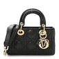 Lambskin Cannage Micro Lady D-Joy Black