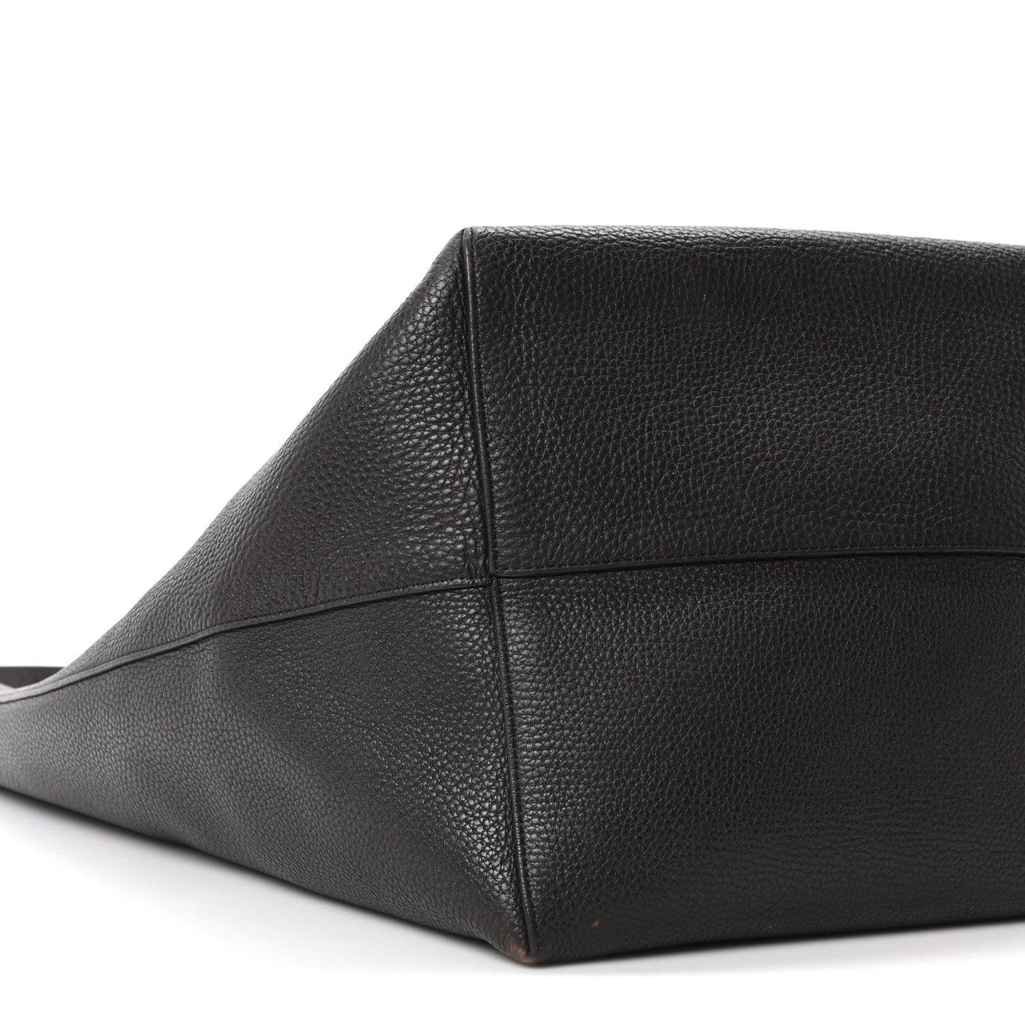 Grained Calfskin Large N/S Park Tote Brown