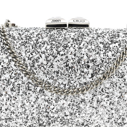 Glitter Celeste Clutch Silver
