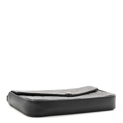 Empreinte Pochette Felicie Chain Wallet Black