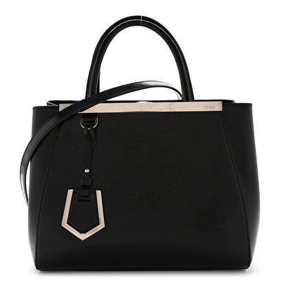 Patent Vitello Elite Petite 2Jours Tote Black