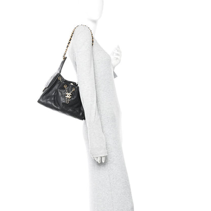 Caviar Quilted Small Chanel 25 Handbag Black
