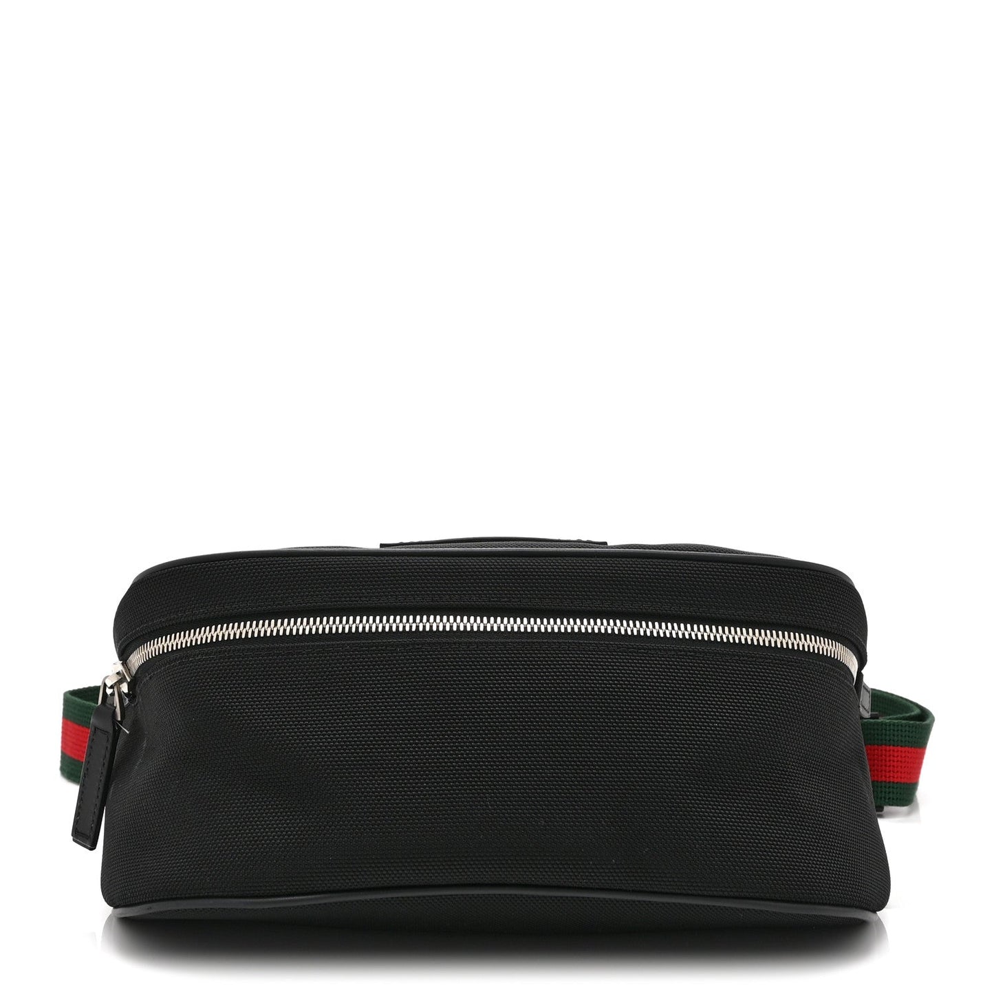 Techno Canvas Web Large Belt Bag Black