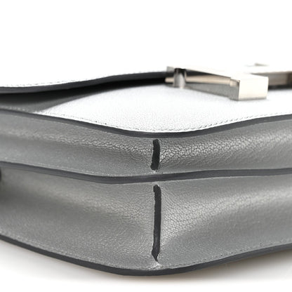 Metallic Chevre Chamkilight Constance 18 Argent