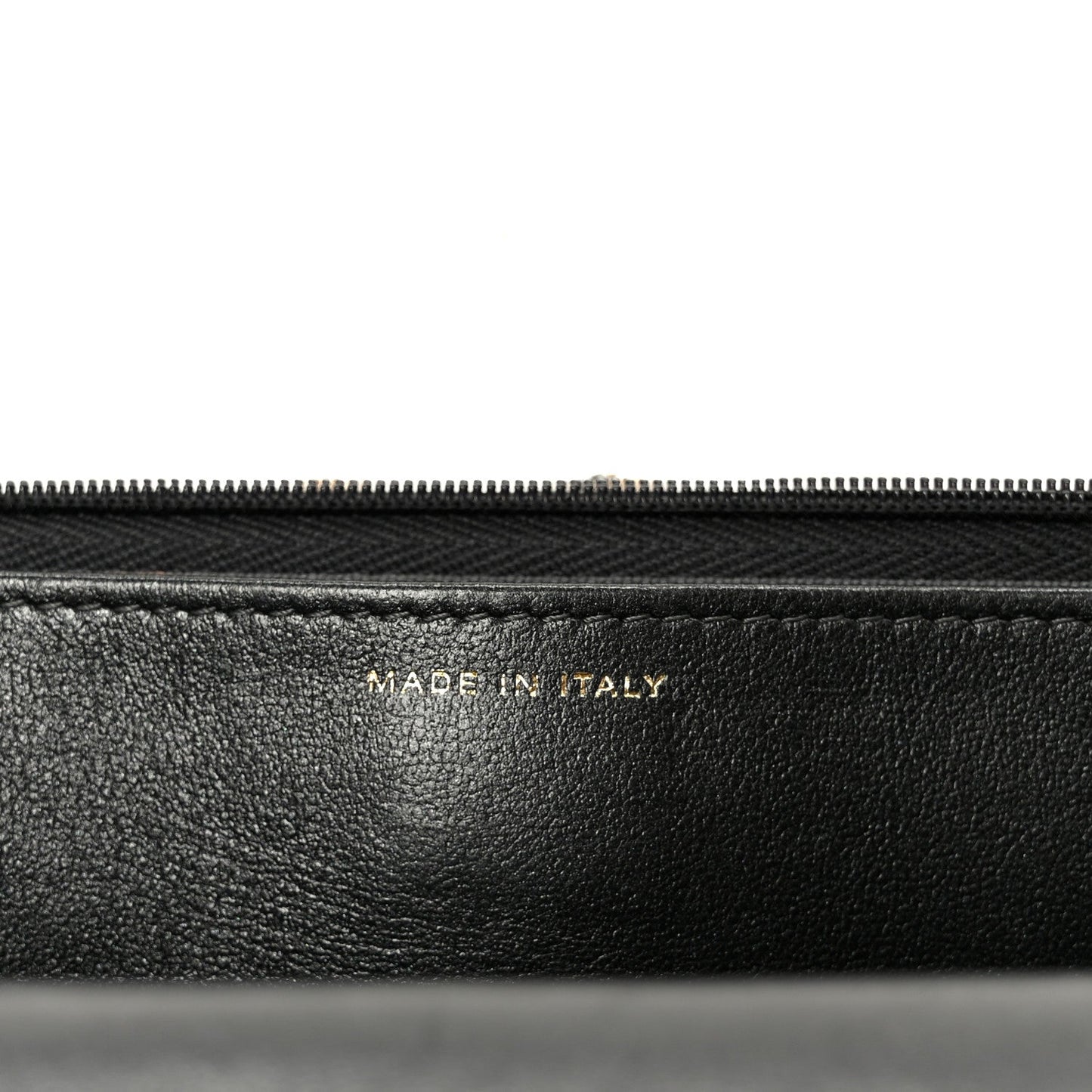 Pearly Lambskin Quilted Charms Wallet On Chain WOC Black