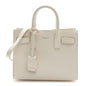 Grained Calfskin Nano Sac de Jour Dove White