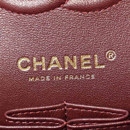Caviar Quilted Small Double Flap Black