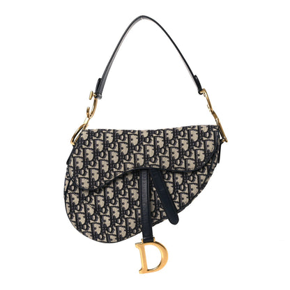 Oblique Saddle Bag Blue