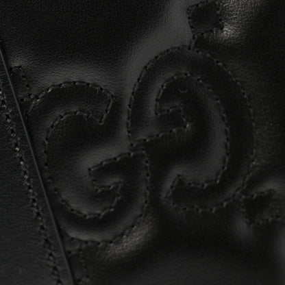 Calfskin GG Matelasse Tote Bag Black