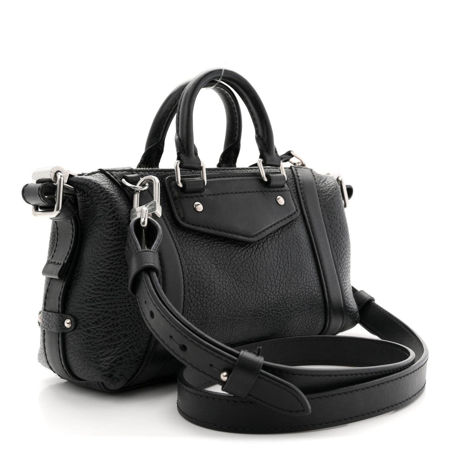 Calfskin Nano Biker Black