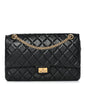 Aged Calfskin Quilted 2.55 Reissue 226 Flap Black