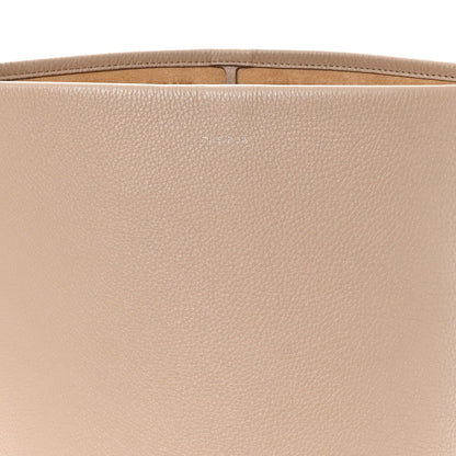Grained Calfskin Medium N/S Park Tote Dark Taupe