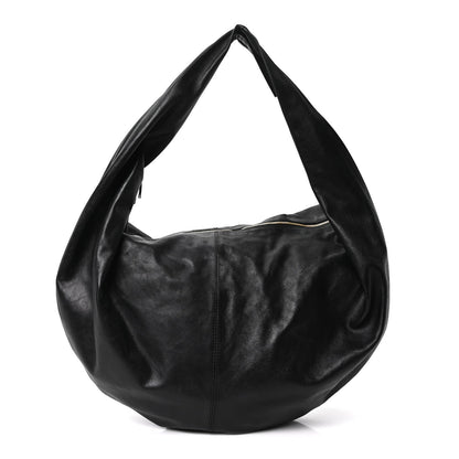 Vintage Calfskin Extra Large Olivia Hobo Black