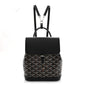 Goyardine Calfskin Mini Alpin Backpack Black