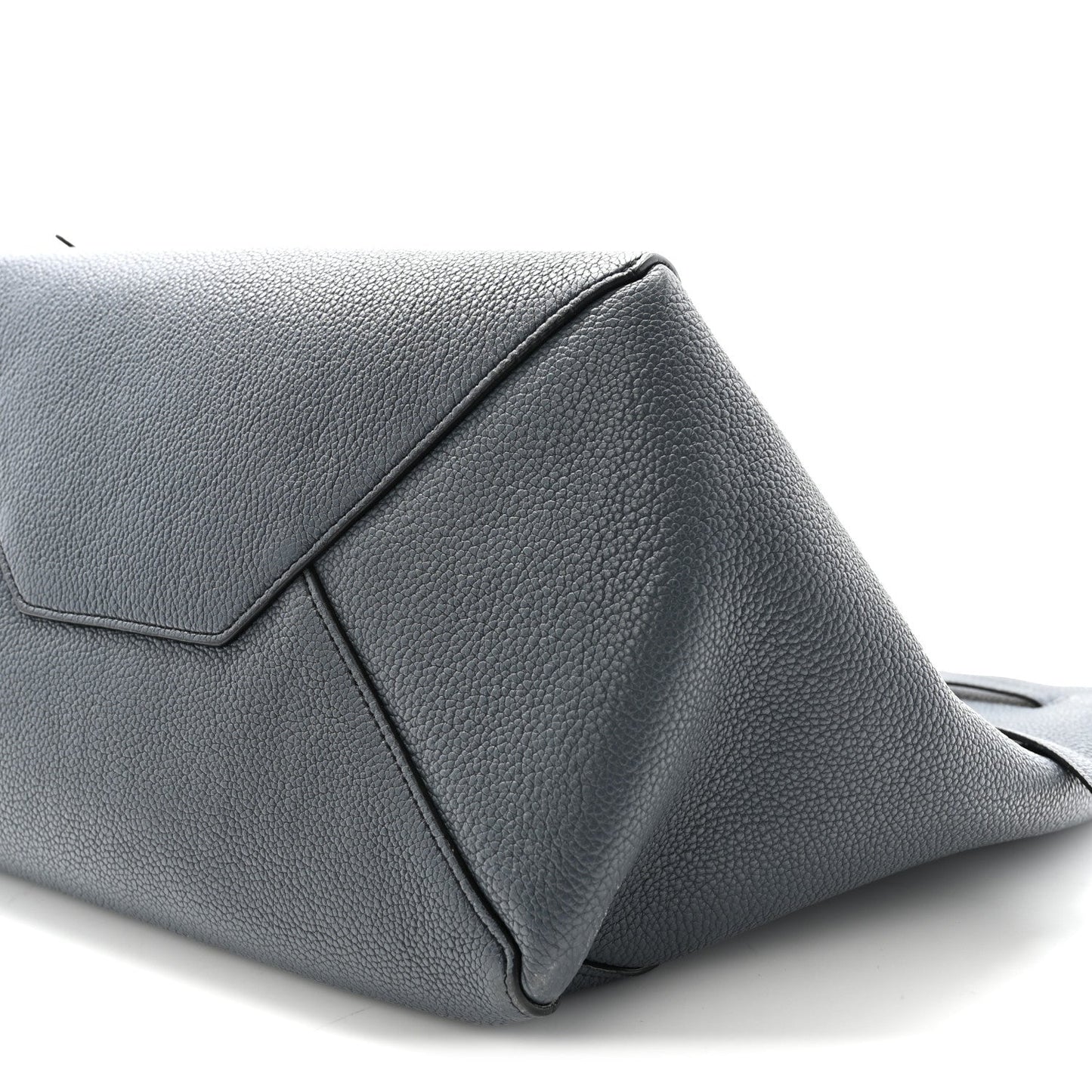 Soft Grained Calfskin Small Belt Cabas Phantom Slate