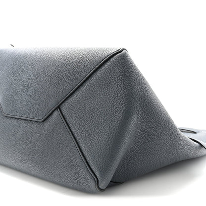 Soft Grained Calfskin Small Belt Cabas Phantom Slate