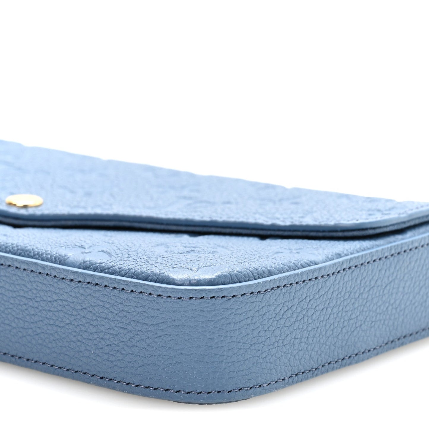 Empreinte Pochette Felicie Chain Wallet Blue Jean