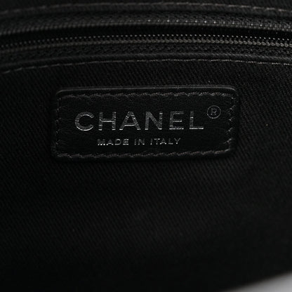 Caviar Quilted CC Timeless Soft Tote Black