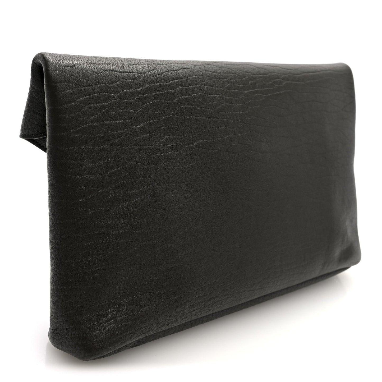 Grained Lambskin Large Cassandre Envelope Pouch Light Musk