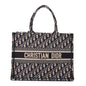 Oblique Medium Book Tote Blue Multicolor