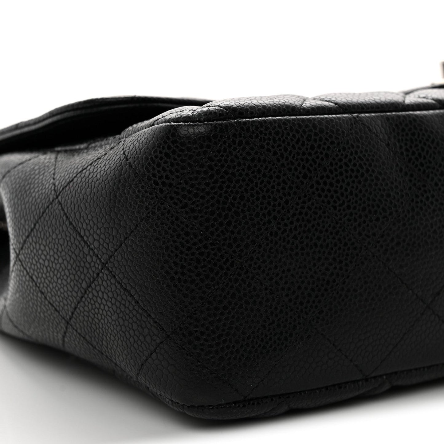 Caviar Quilted Jumbo Single Flap Black