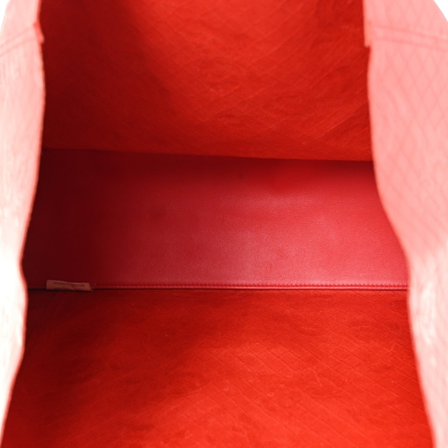 Nappa Intrecciomirage Butterfly Tote Red