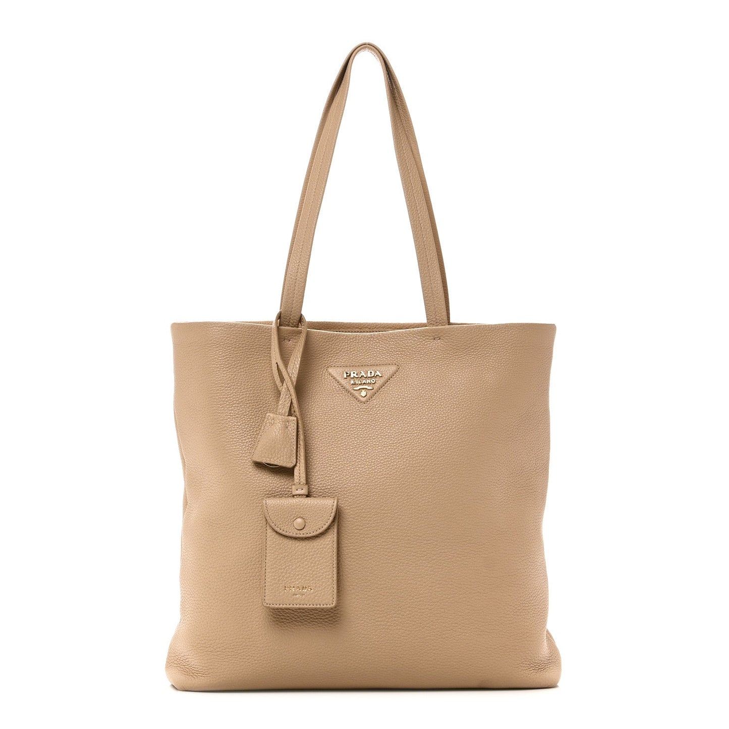 Vitello Daino Soft Large Tote Bag Sabbia