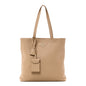 Vitello Daino Soft Large Tote Bag Sabbia