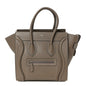 Drummed Calfskin Micro Luggage Souris